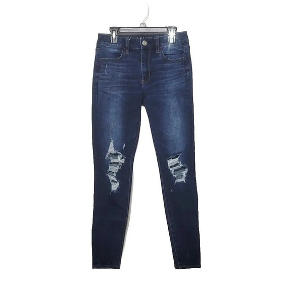 American Eagle 360 Next Level Stretch Hi Rise Jegging Jeans Womens Size 2 Short - Picture 1 of 9
